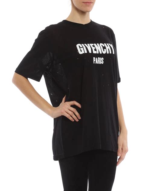 givenchy t shirt damen löcher|Designer T.